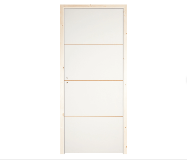 Bloc-porte acoustique Milan H.204 x l.83 cm - Tikamart