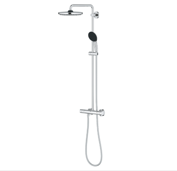 Colonne de douche thermostatique GROHE Vitalio Start 250 ronde QuickFix
