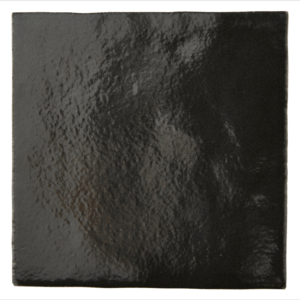 Carrelage mural effet zellige noir Zellie 10 x 10 cm
