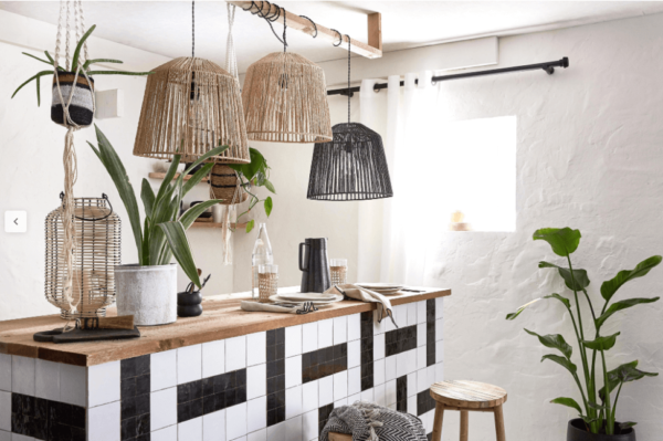 Carrelage mur intérieur effet zellige noir Zellie 5 - Tikamart