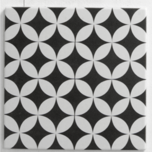 Carrelage mur sol effet ciment noir blanc Gatsby 1 - Tikamart