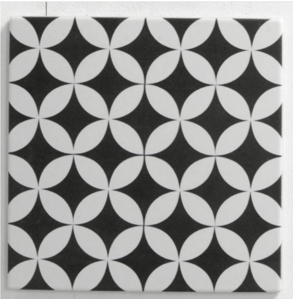 Carrelage mur sol effet ciment noir blanc Gatsby 1 - Tikamart