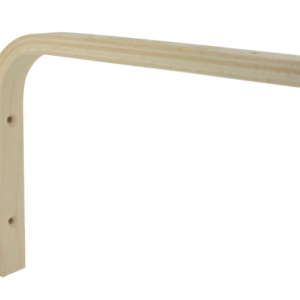 Équerre multiplis en bois brut naturel H.15 x P.20 cm