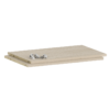 Lot de 2 étagères SPACEO Evo'M effet chêne pour caisson 60 x 38 cm
