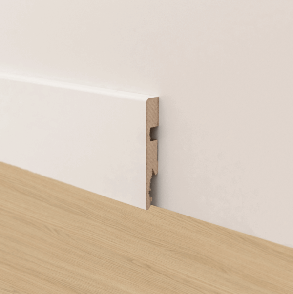 Plinthes MDF Carré Blanches - Tikamart